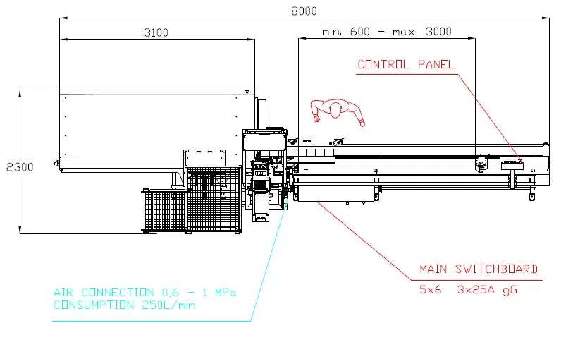Pallet Leg Nailing Machine